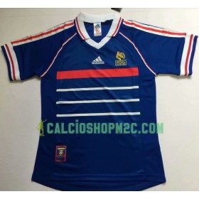 Francia Retro Maglia Prima 1998 Manica Corta